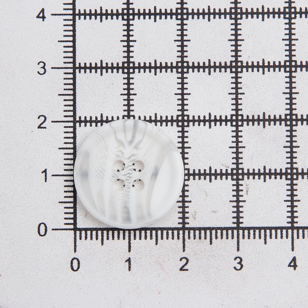 Пуговицы 4 прокола 32L (White (белый)) CB, 72 шт