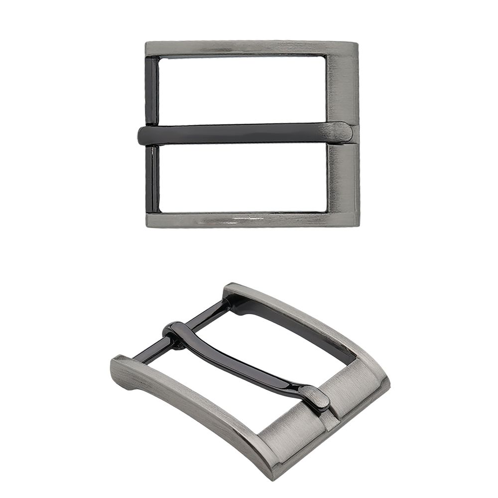 Пряжка ременная металл 35 мм, T.Nickel, 3 шт