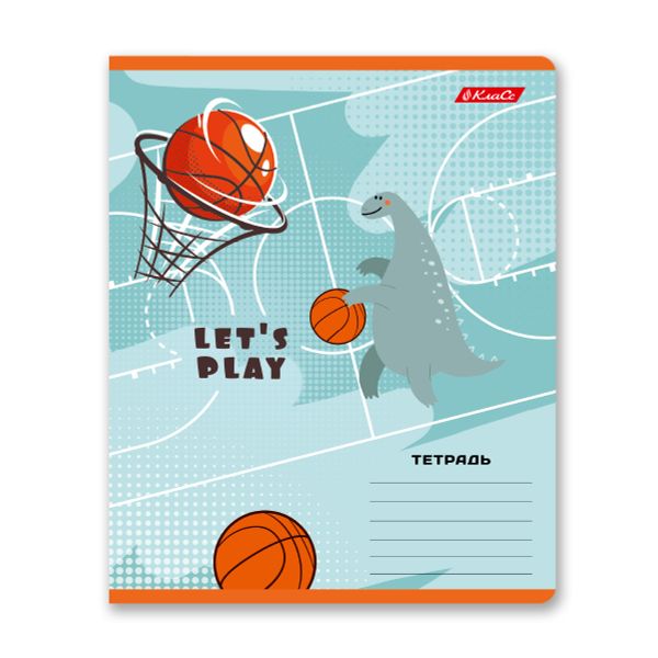 Тетрадь ученическая школьная, A5+ 18 л. на скобе 65 г/м², белизна 100%, 20 шт, клетка, 000709 Давайте играть !, Светоч 18ТЕТк-001