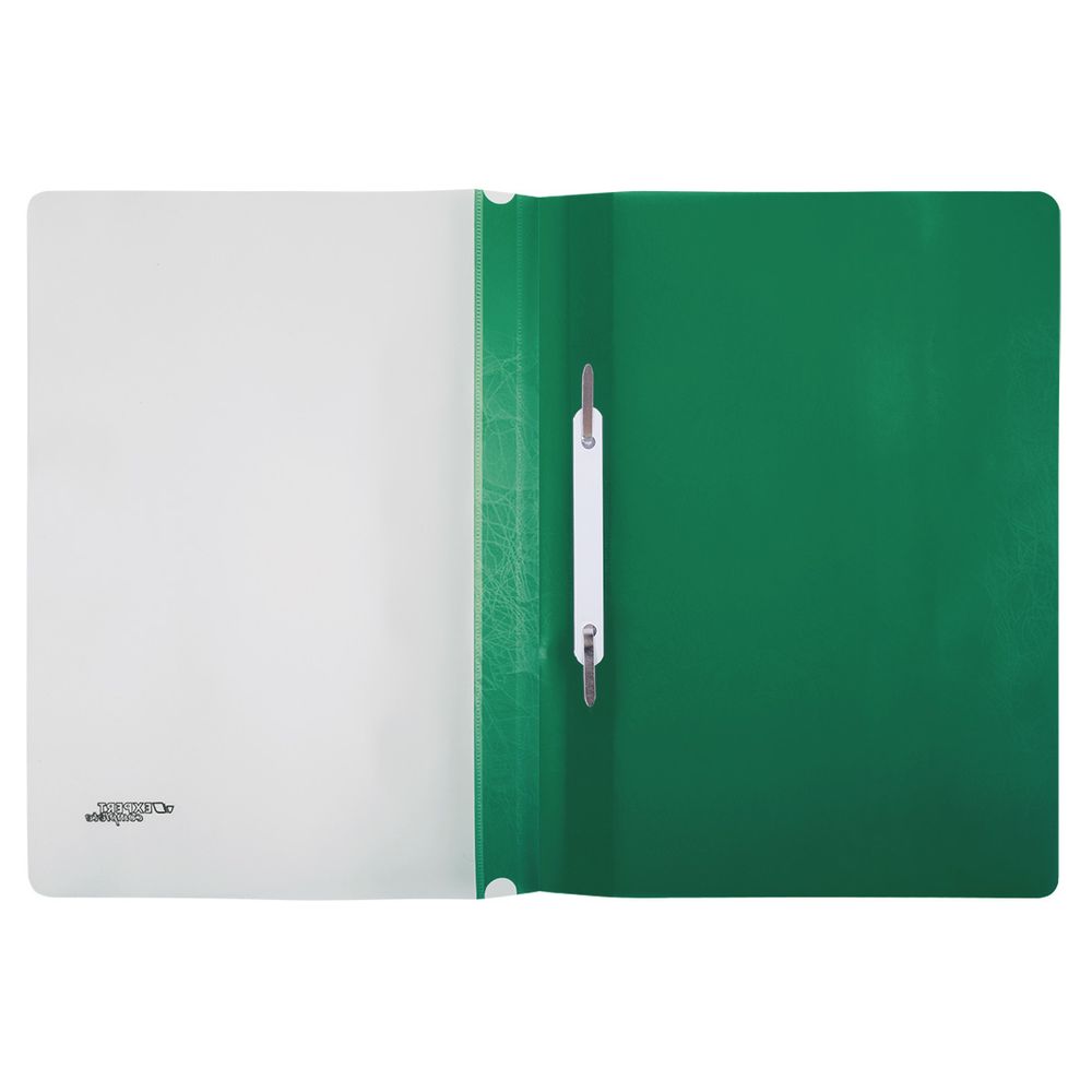 Папка-скоросшиватель A4 140/180 мкм волокно, 20 шт, зеленый NEW 214200, Expert Complete