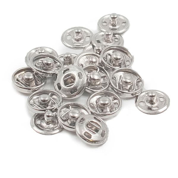 Кнопка пришивная металл ⌀7.0 мм, 50 компл, никель Hobby&Pro, 512106