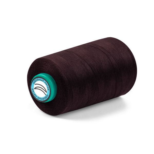 Нитки универсальные Nitka 40/2, 4570 м (5000 ярд) / 1 кат., 175 черно-бордовый