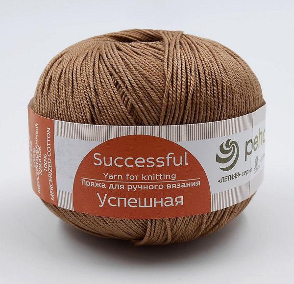 Пряжа Пехорка Успешная / уп.10 мот. по 50 г, 220 м, цв.703 корица