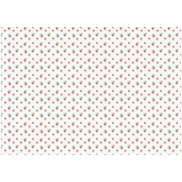 Ситец набивной арт 43 рис 18981 вид 2, Цветочная сорочка, 40х40см, Astra&Craft