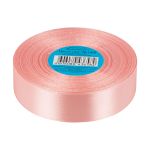Лента атласная 1-сторонняя 25.0 мм / 33±2 метра, 068 бл.-розовый, Gamma