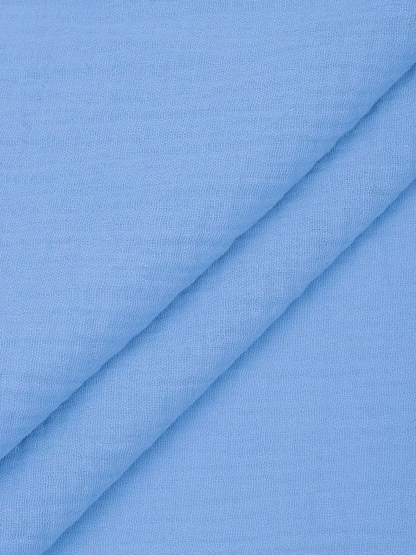 Муслин 125 г/м², 130 см / 2 метра, TBY.Mus.24723.7.2, цв.07 св.голубой