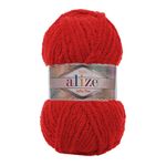 Пряжа Alize (Ализе) Softy Plus / уп.5 мот. по 100 г, 120м, 056 красный A