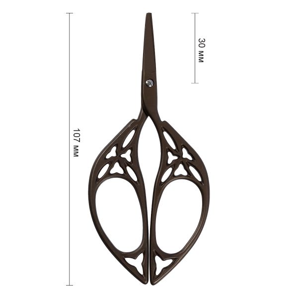 Ножницы рукодельные 10.7 см, под медь, Gamma G-903