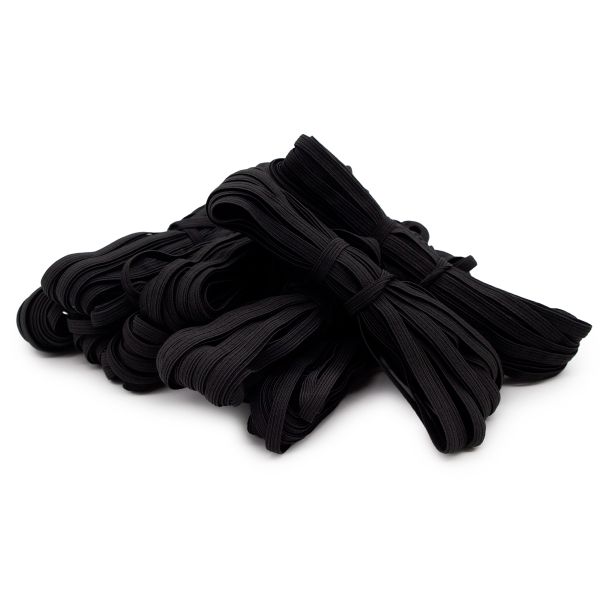 Резинка бельевая (стандартная) 7.0 мм / 10х10 метров, черный (С1121/1)