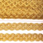 Тесьма отделочная 23 мм / 13.71 метров, TBY 904 цв.золото