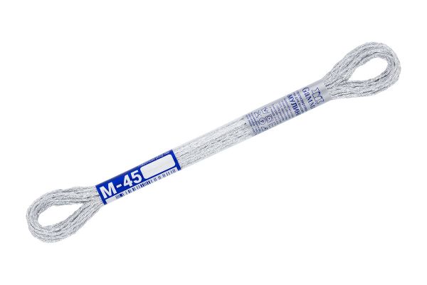 Мулине Gamma полиэстер 100%, цв.М-45 жемчужный, 12 мотков по 6 метров