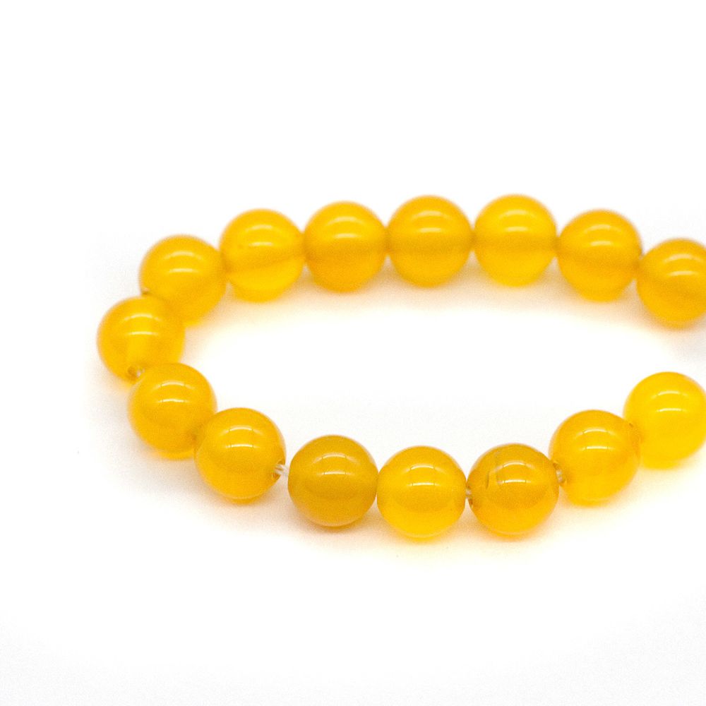 Бусины натуральный камень арагонит 6 мм, 15 шт в упак, Астра