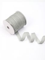 Лента бархатная (тесьма) 20.0 мм / 22.86±1 метров, арт.20VR88 нейлон цв.серый