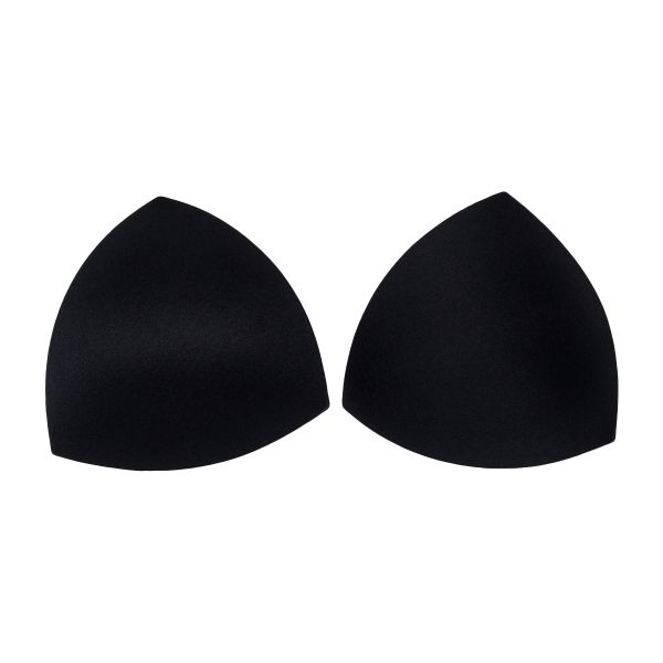 Бельевые чашечки для бюстгальтера треуг. без уступа с равномер.наполнением, р.2 (40-42 (S)) Antynea (черный), FN-75, 1 пара