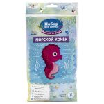 Набор для шитья игрушки из фетра, Морской конек, 12см