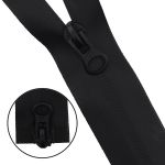 Молния спираль (витая) Arta Т5 (5 мм) 2 зам., разъем., 100 см, водонепрониц., цв. С580-черный, 1 шт