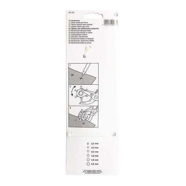 Щипцы-пробойник для пробивания отверстий в коже, Prym