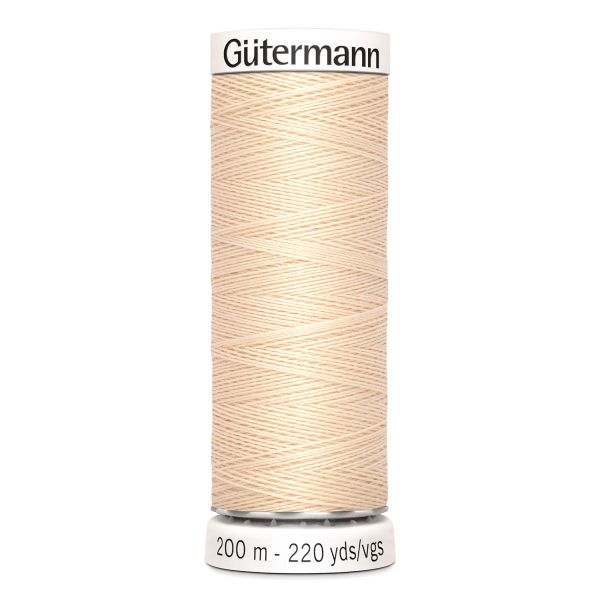 Нитки универсальные Gutermann Sew-all, 200м, 005 кремовый, 5 катушек