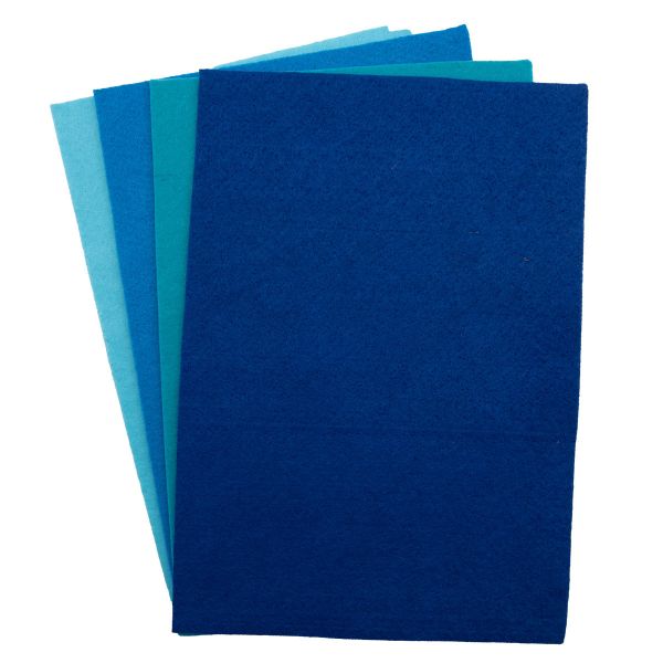 Фетр листовой мягкий 3.0 мм, 20х30см, 4 шт, Astra&Craft, 5