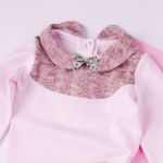 Набор текстильных бантиков, 100 шт, 104 черно-розовый, Annet BDR