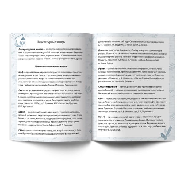 Дневник читательский, глянцевая ламинация, твердый переплет, 40ДЧ1 A5+ 40 л., 4 шт, сшивка 65 г/м², Книголюб 00984, Светоч 40ДЧ1