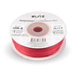 Лента капроновая (органза) _6.0 мм / 45.7 метров, 119 коралловый, Blitz OR-6