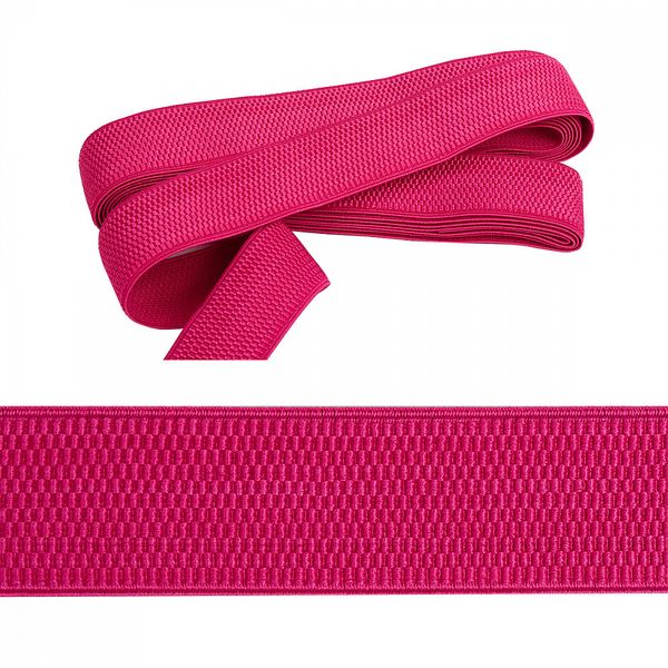 Резинка для подтяжек (помочная) 40.0 мм / 4±0.5 метра, 145 фуксия