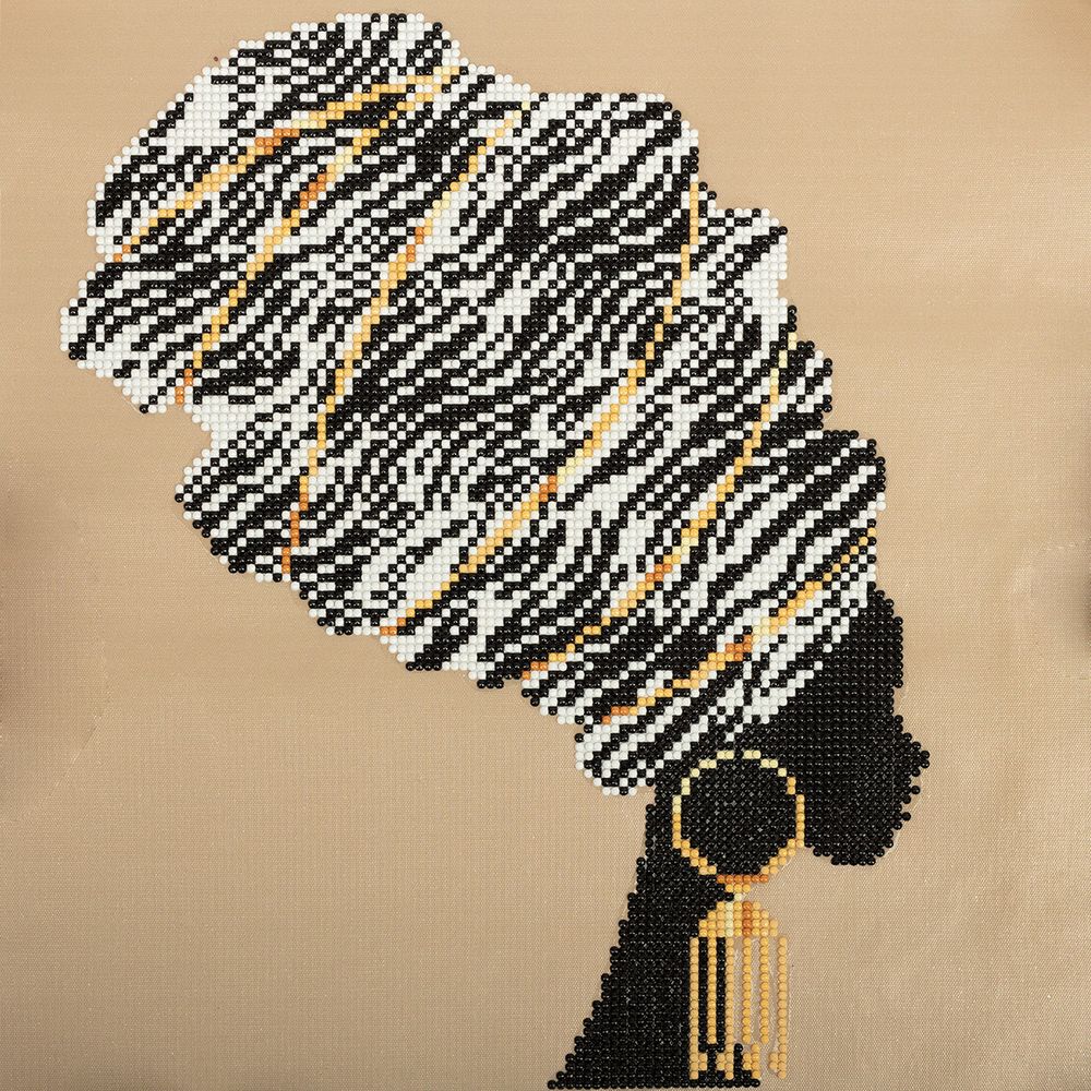 Алмазная (кристальная) мозаика Фрея, Африканский стиль, 35х35 см