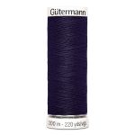 Нитки универсальные Gutermann Sew-all 100 (200 метров), 5 кат. | 387 чернильно-черный