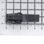 Крючок шубный PQ 45 мм, серый, PQ5208, 5 шт