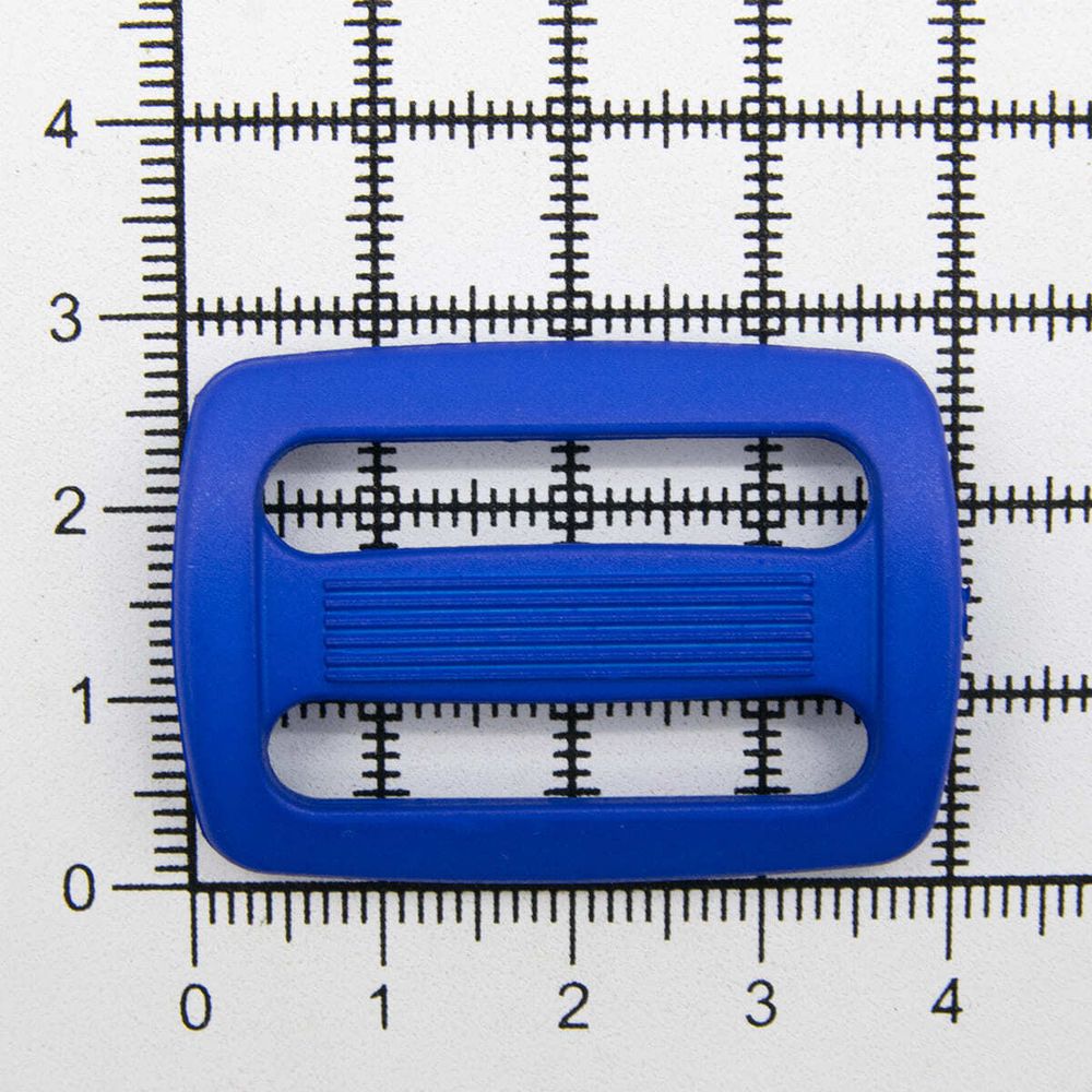 Пряжка, ПА, цветная, 30 мм (61 василек), 50 шт