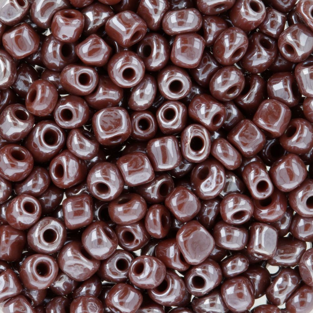Бисер Zlatka 8/0 (2.9 мм), 100 г (10х10 г), №0126 шоколадный, GR