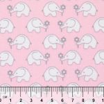 Ткань для пэчворка Peppy Молочные сны фланель, отрез 100х110 см, 175 г/м², МС-23 розовый, Peppy