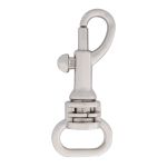 Карабин металл 10.0 мм (14х32 мм), цв.никель, 20 шт