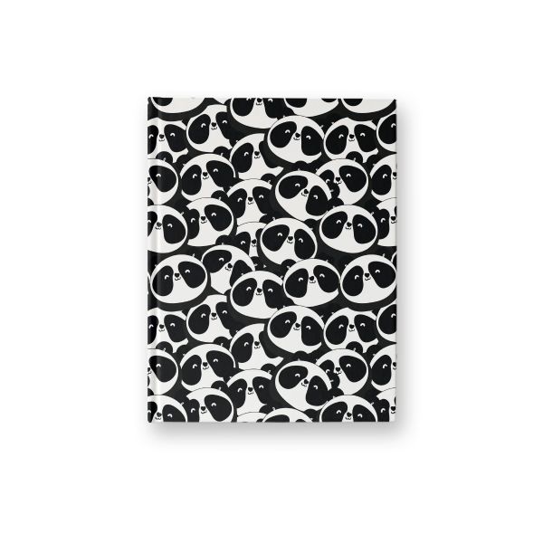 Бизнес-блокнот, матовая ламинация, A6 64 л. 24 шт, клетка, Бамбуковый мишка 000901, Светоч 64ББТ6_9_5_1