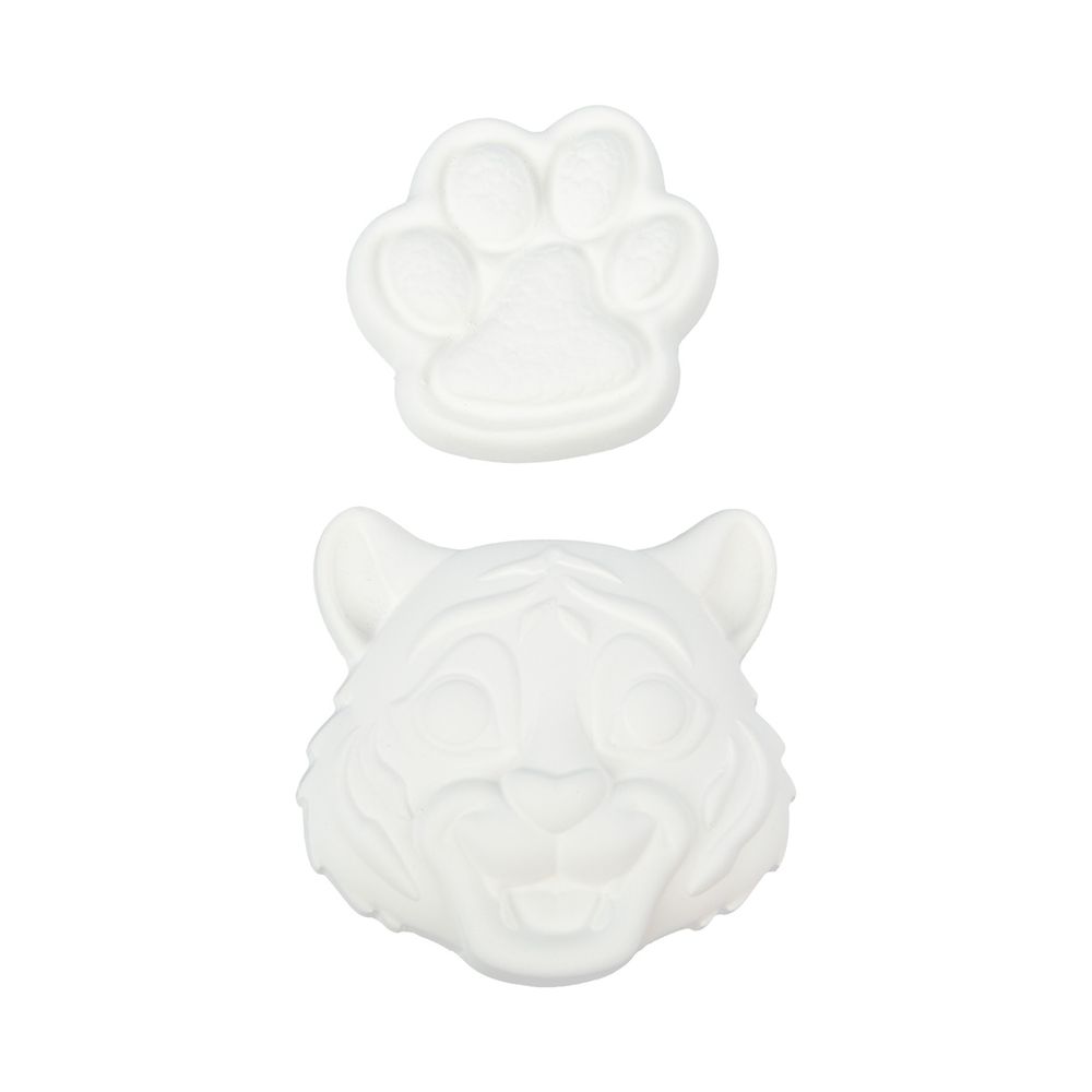 Заготовка из гипса 19х10х2 см, 2 шт, Тигр, Love2art ВА-12