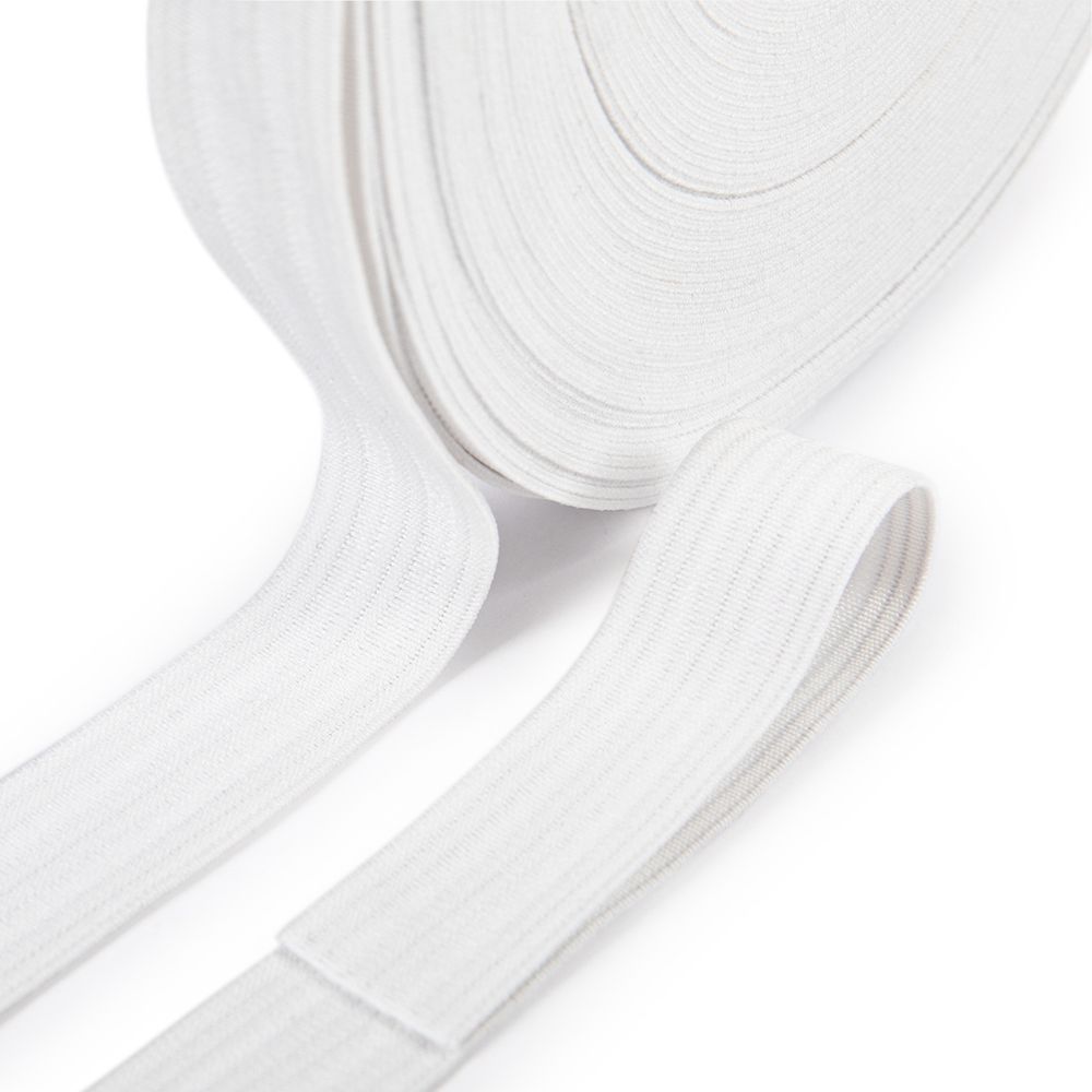 Резинка поясная 20.0 мм / 20 метров, белый, Gamma 0с805