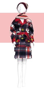 Одежда для кукол DressYourDoll, №2. Judy Red/Black