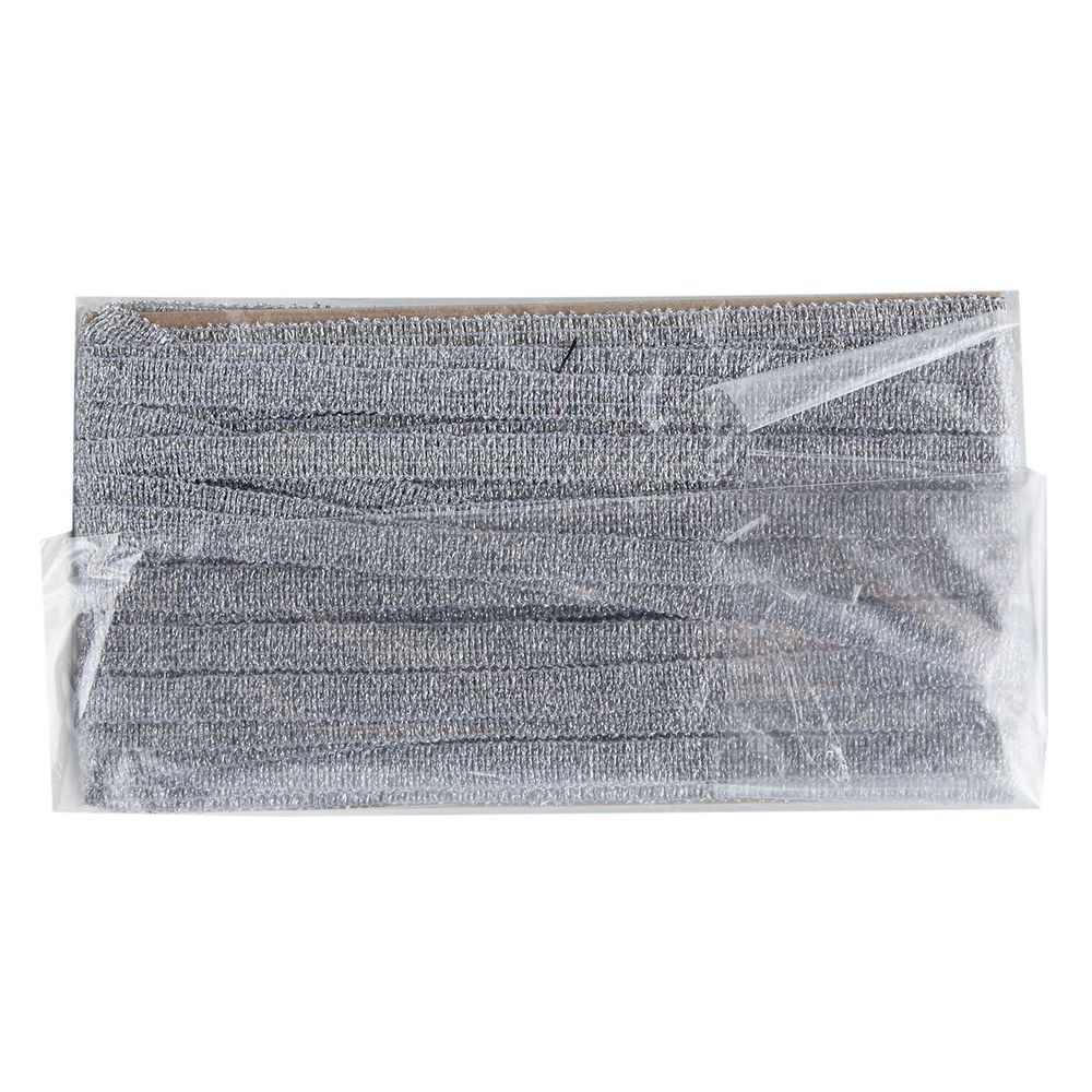 Тесьма 10мм / 16м (серебро), 1210