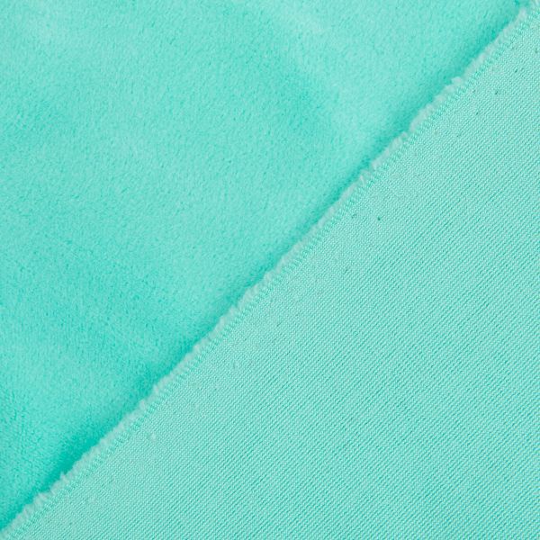 Велюр 240 г/м², 185 см / 5 метров, мятно-зеленый/mint green, Gamma VELR