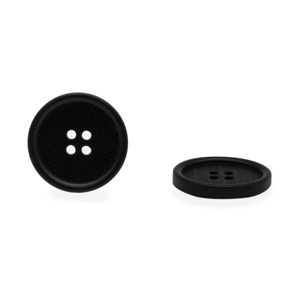 Пуговицы 4 прокола 44L (28мм), (Blk-200 (черный)), 36 шт