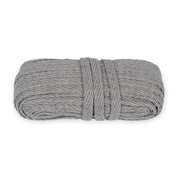 Шнур плоский ⌀9-10 мм, 20 м,±1 м, св.серый, Гамма С3862Г17