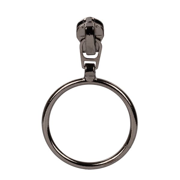 Слайдер (замок) для молнии металл Т3 (3 мм), автомат, 10 шт, черн.никель, Gamma ZAM 3M05