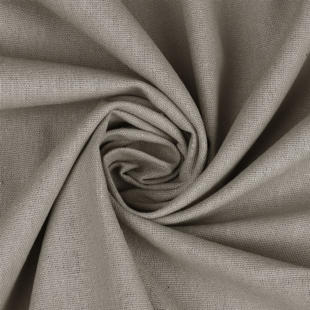 Льняная ткань 200 г/м², 140 см / 5 метров, TBY.Li.1009.73.5, цв.73 св.серый