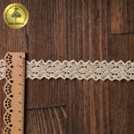 Кружево вязаное (тесьма) 20 мм, диз. 294, цв.01 натуральный, уп. 50 м, Kruzhevo