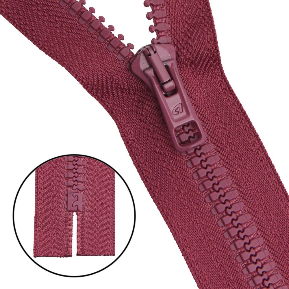 Молния трактор Arta Т6 (6 мм) 1 зам., н/раз., 18 см, цв. 025 ст.роза, уп.10 шт