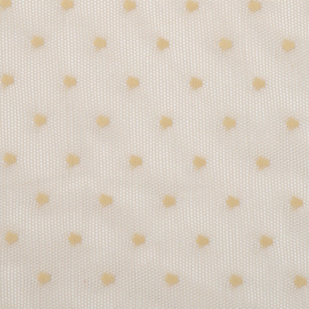 Сетка бельевая эластичная 95 г/м², шир.160 см / 1 метр, Горох 00128, цв.03 бежевый /ОТР.00128.03.1/