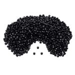 Бусины акрил ⌀10 мм, прозрач. в цвете, граненый куб, 500 г, Astra&Craft (672 черный)