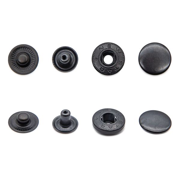 Кнопка Альфа (S-образная) ⌀15.0 мм, ≈72 шт, СТАЛЬ, оксид, NEW STAR