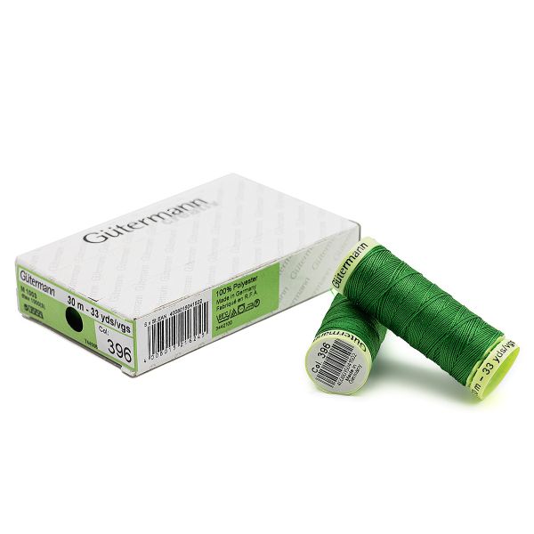 Нитки отделочные Gutermann Top Stitch, 30м, 396 ярко-зеленый, 5 катушек